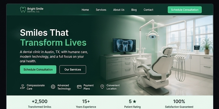 Bright Smile Dental Co. — site