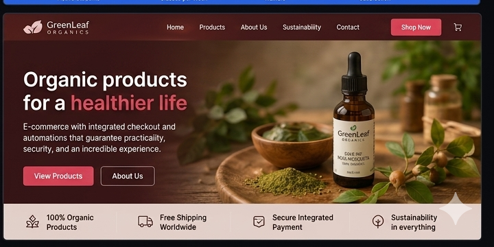 GreenLeaf Organics — site