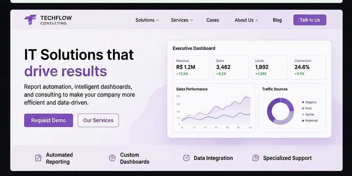 TechFlow Consulting — site